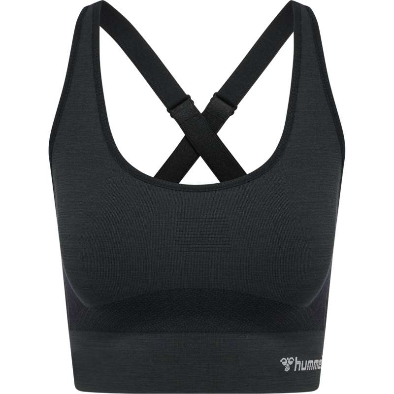 Hummel Clea Seamless Top Ženske Sportski Grudnjak Crne | 067178-384