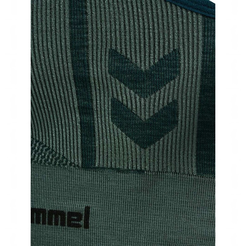 Hummel Clea Seamless Top Ženske Sportski Grudnjak Zelene | 985021-067