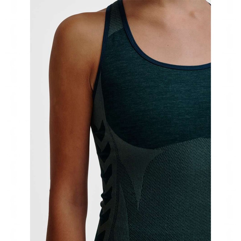Hummel Clea Seamless Ženske Kratke Hlače Zelene | 794960-426