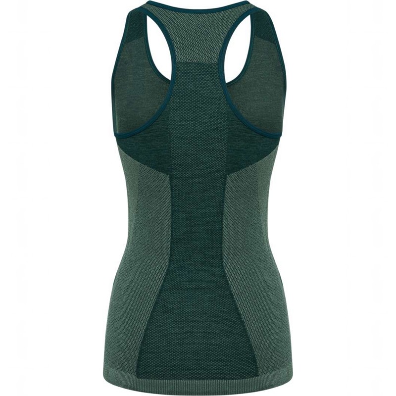Hummel Clea Seamless Ženske Kratke Hlače Zelene | 794960-426