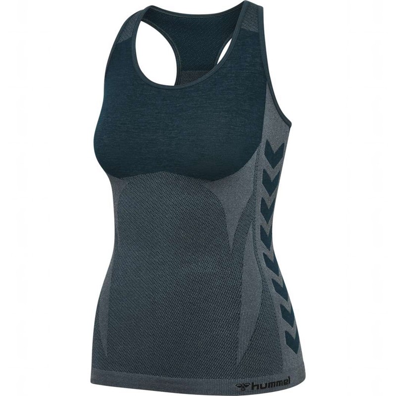 Hummel Clea Seamless Ženske Majica bez Rukava Plave | 476515-281