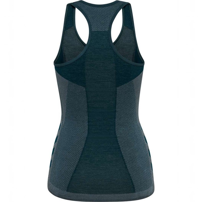Hummel Clea Seamless Ženske Majica bez Rukava Plave | 476515-281
