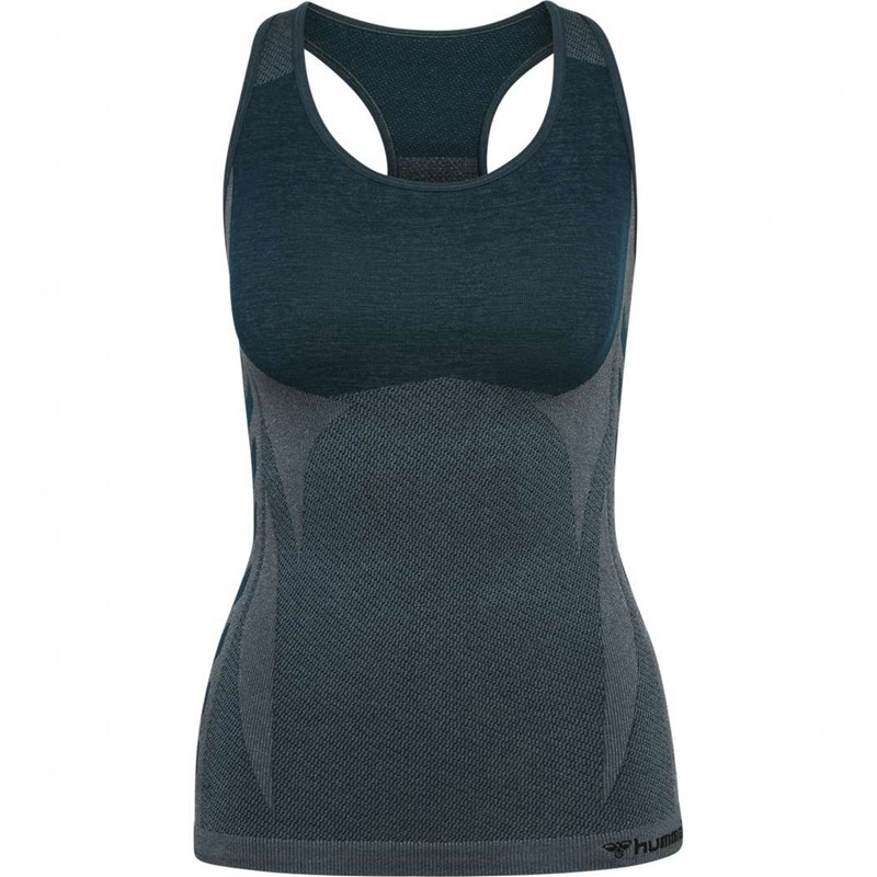 Hummel Clea Seamless Ženske Majica bez Rukava Plave | 476515-281