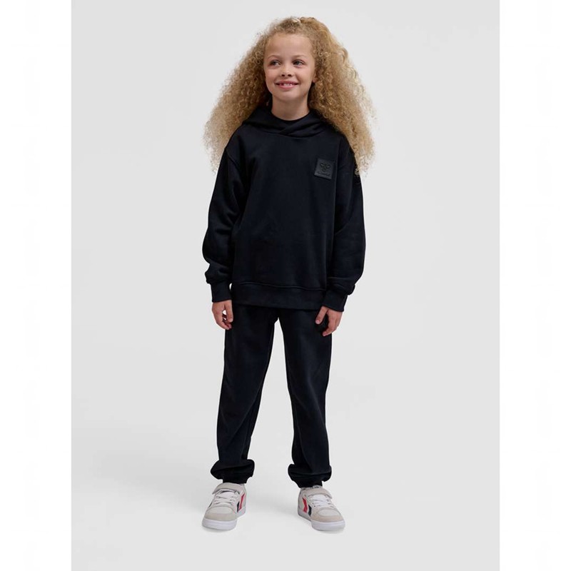 Hummel Clean Dječje Majica s Kapuljačom Crne | 185243-495