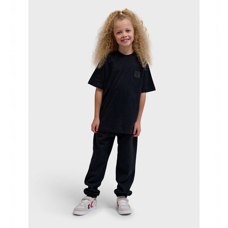 Hummel Clean S/S Dječje Majice Crne | 491986-239