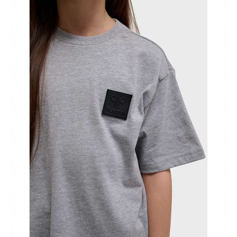 Hummel Clean S/S Dječje Majice Sive | 346820-279