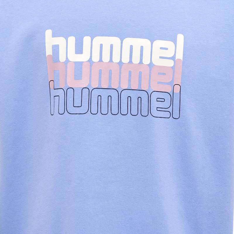 Hummel Cloud Loose S/S Dječje Majice Plave | 388913-651