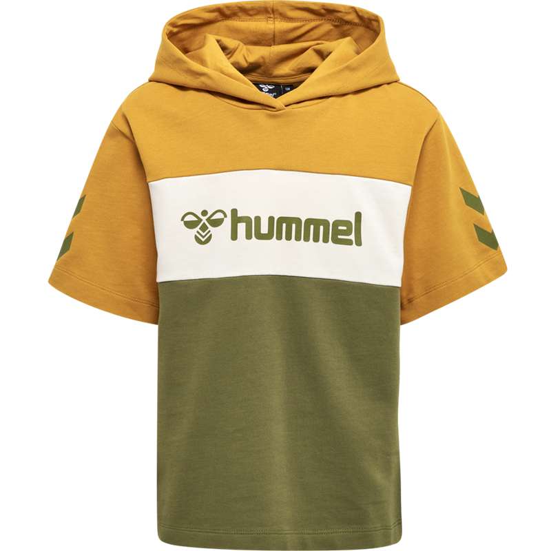 Hummel Cloud S/S Dječje Majica s Kapuljačom Maslinasto Zelene | 525037-250