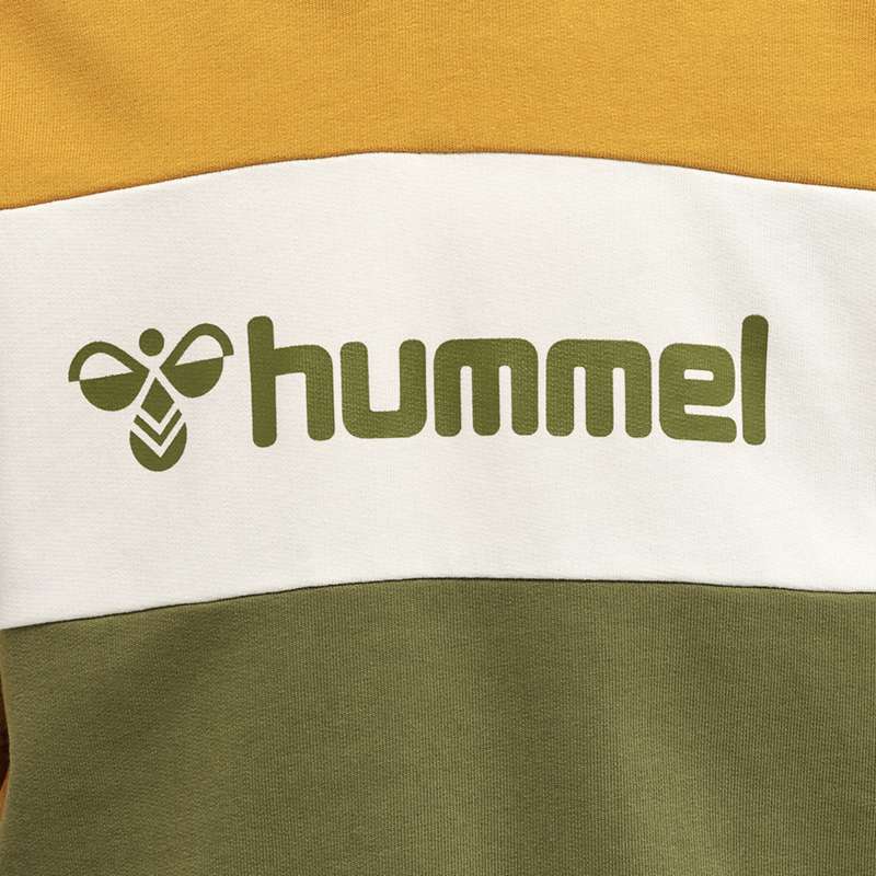 Hummel Cloud S/S Dječje Majica s Kapuljačom Maslinasto Zelene | 525037-250