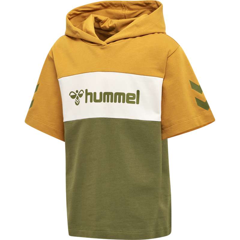 Hummel Cloud S/S Dječje Majica s Kapuljačom Maslinasto Zelene | 525037-250