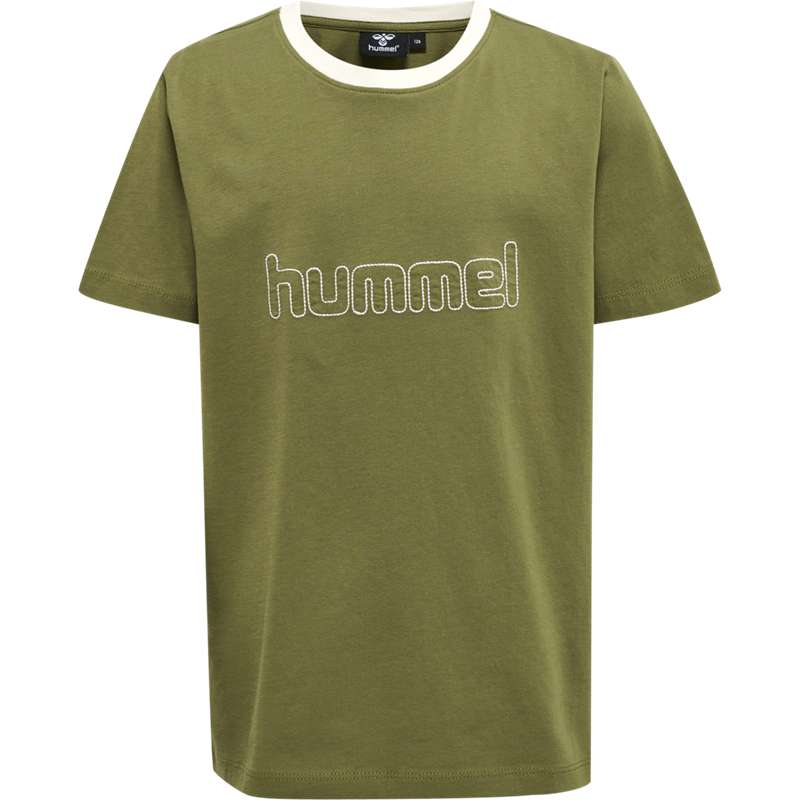 Hummel Cloud S/S Dječje Majice Maslinasto Zelene | 773598-561