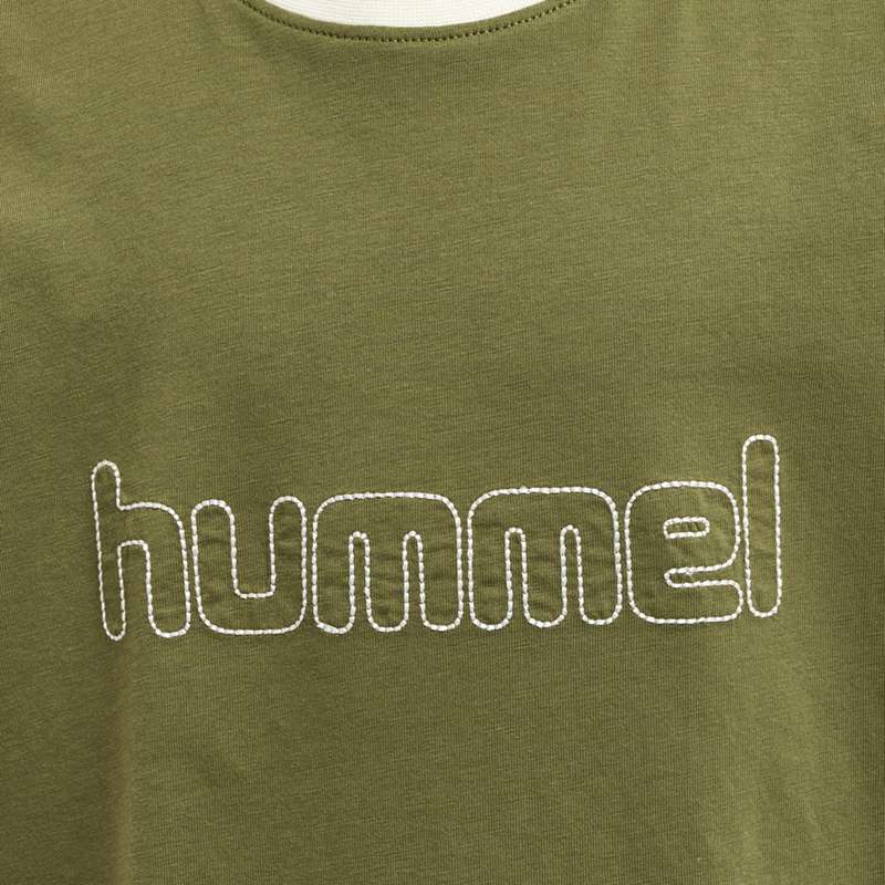 Hummel Cloud S/S Dječje Majice Maslinasto Zelene | 773598-561