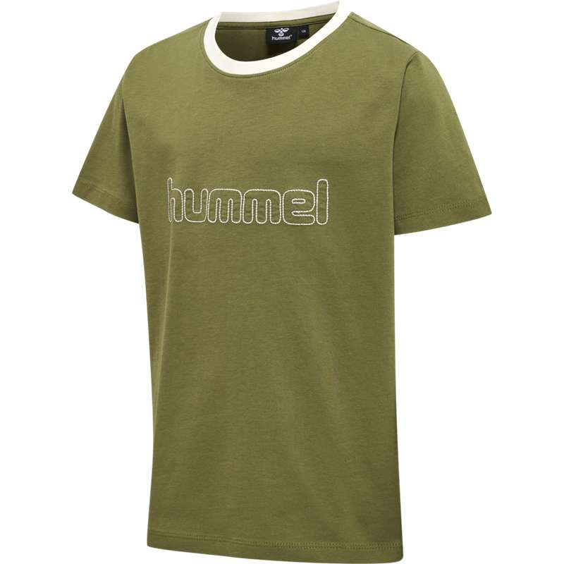 Hummel Cloud S/S Dječje Majice Maslinasto Zelene | 773598-561
