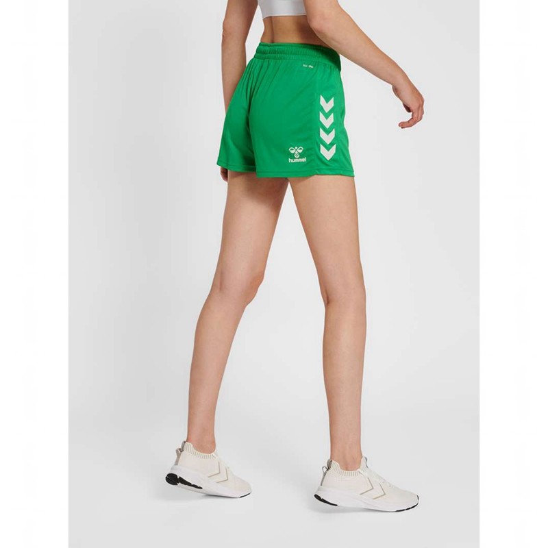 Hummel Core Xk Poly Ženske Kratke Hlače Zelene | 756297-316