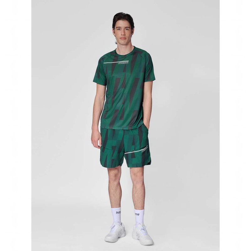 Hummel Court Aop Light Weight Muške Majice Zelene | 174188-244