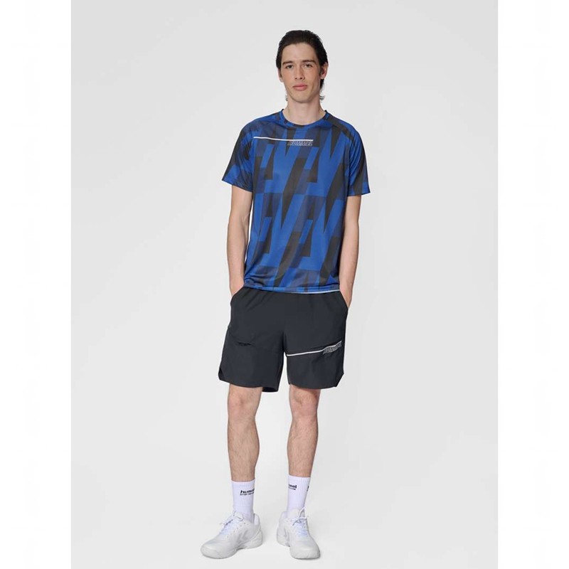 Hummel Court Aop Light Weight Muške Majice Plave | 567874-965