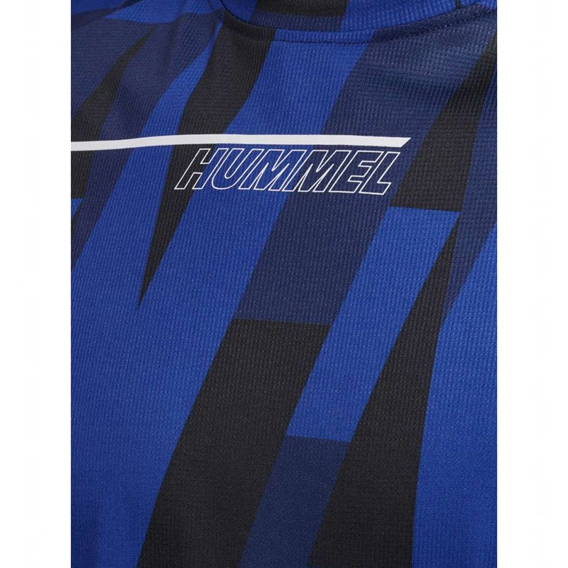Hummel Court Aop Light Weight Muške Majice Plave | 567874-965