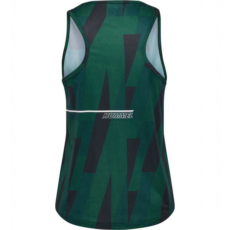 Hummel Court Aop Light Weight W Ženske Majica bez Rukava Zelene | 831609-701