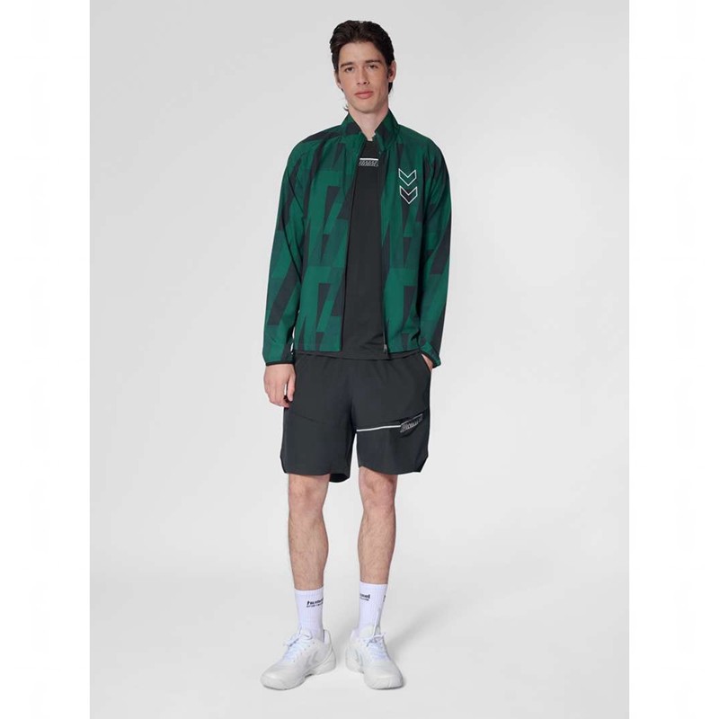 Hummel Court Aop Muške Kratke Hlače Zelene | 940931-875