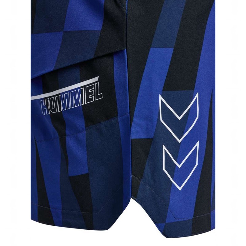 Hummel Court Aop Pocket Muške Kratke Hlače Plave | 383310-490