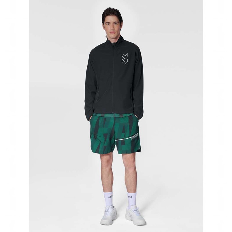 Hummel Court Aop Pocket Muške Kratke Hlače Zelene | 691717-888