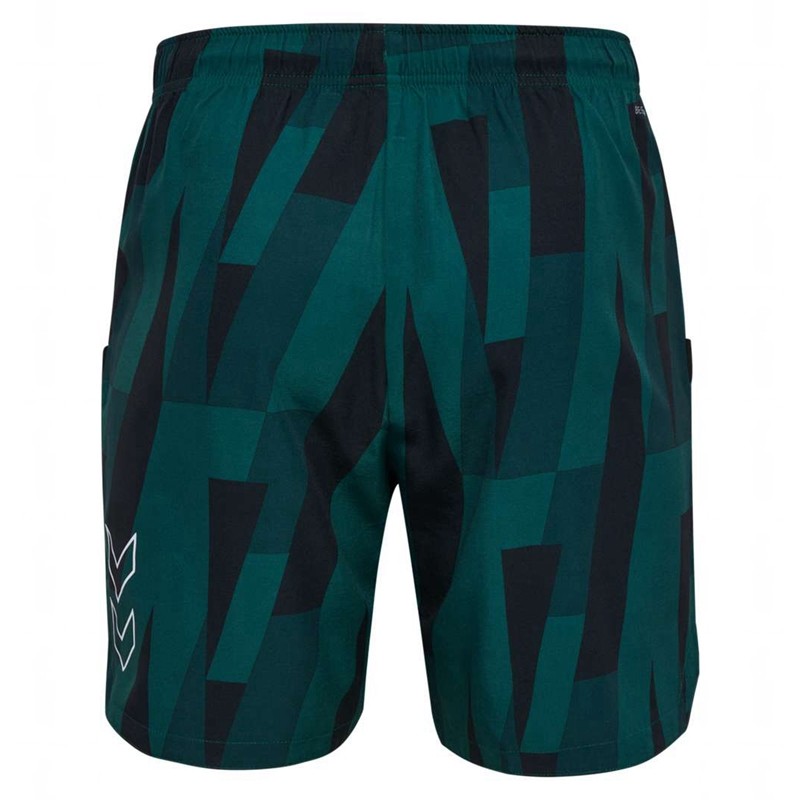 Hummel Court Aop Pocket Muške Kratke Hlače Zelene | 691717-888
