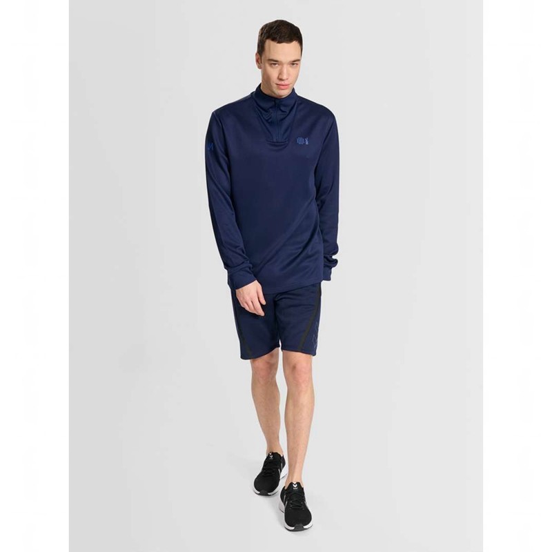 Hummel Court Half Zip L/S Muške Dukserice Tamnoplave | 468047-514