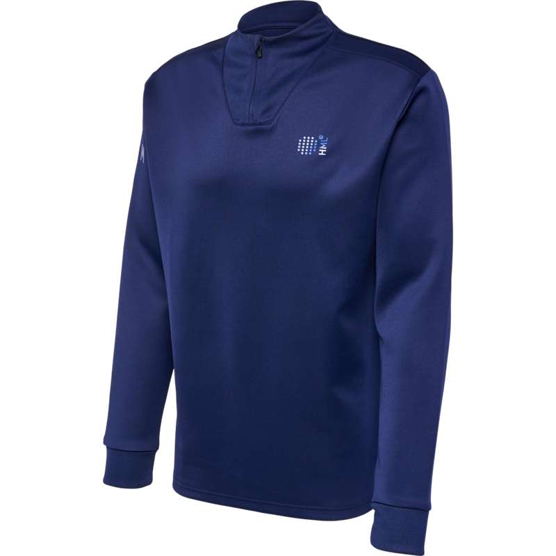 Hummel Court Half Zip L/S Muške Dukserice Tamnoplave | 468047-514