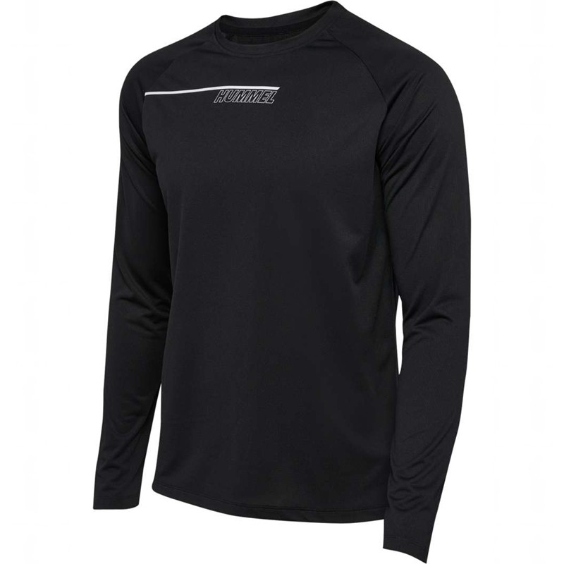 Hummel Court Light Weight L/S Muške Majice Crne | 227729-236