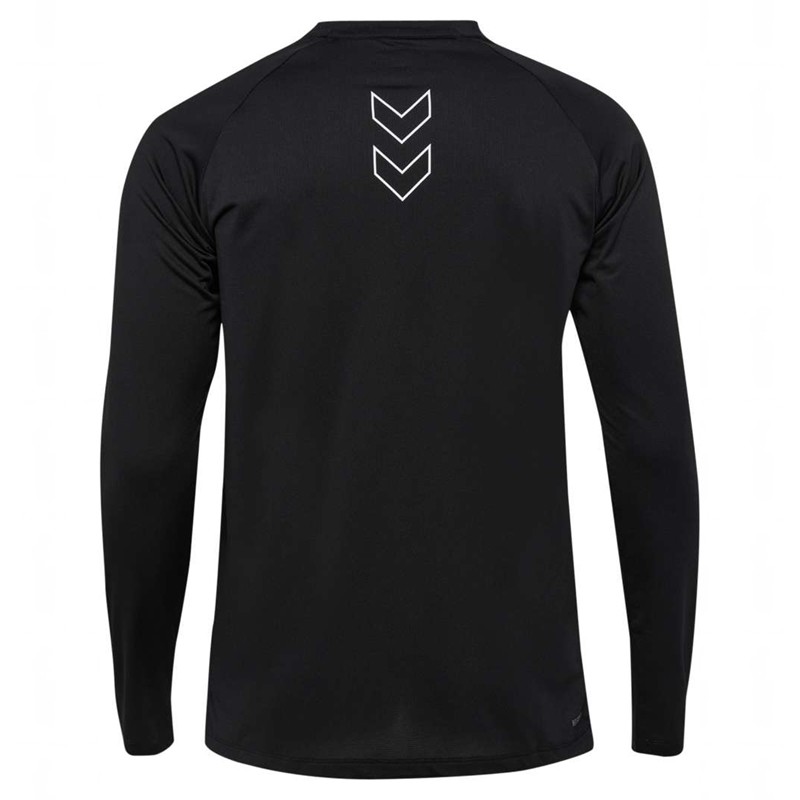 Hummel Court Light Weight L/S Muške Majice Crne | 227729-236