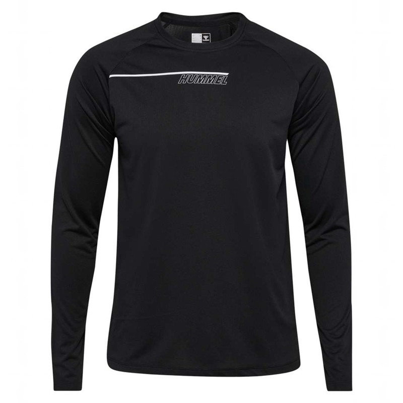 Hummel Court Light Weight L/S Muške Majice Crne | 227729-236
