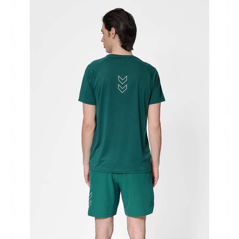 Hummel Court Light Weight Muške Majice Zelene | 525133-664
