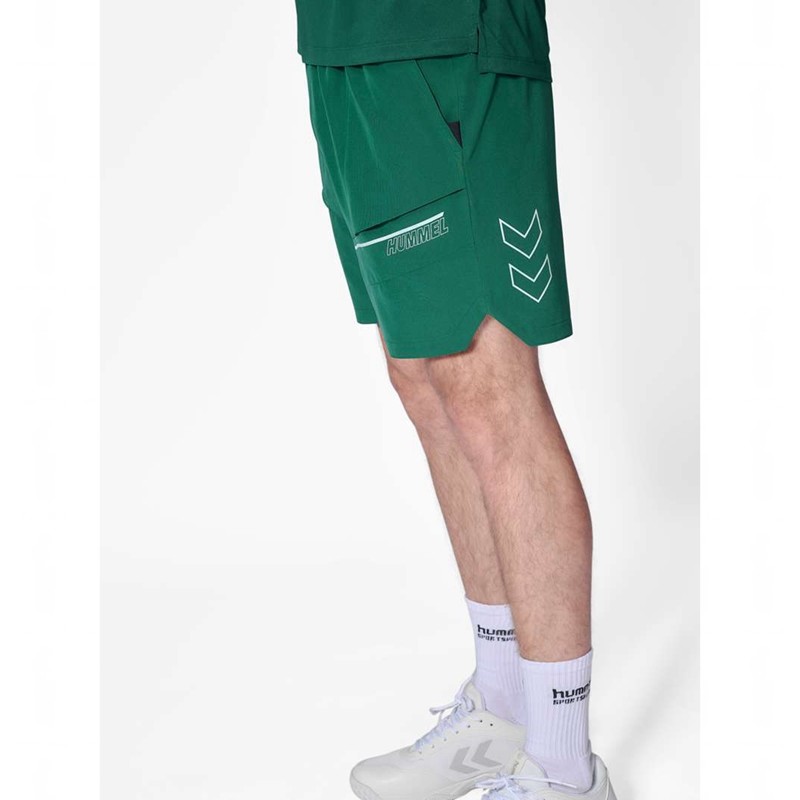 Hummel Court Pocket Muške Kratke Hlače Zelene | 760207-163