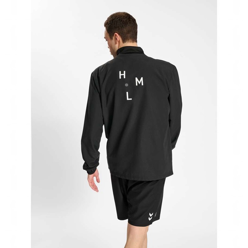 Hummel Court Woven Muške Jakne Crne | 248437-101