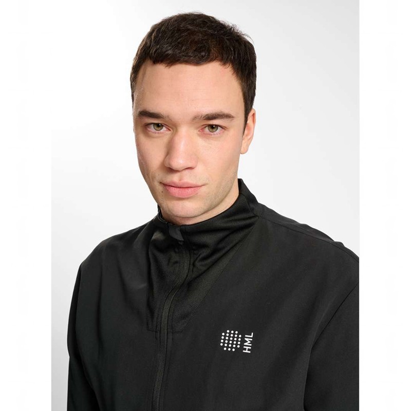 Hummel Court Woven Muške Jakne Crne | 248437-101