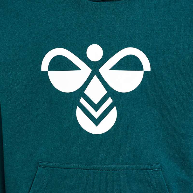 Hummel Cuatro Dječje Majica s Kapuljačom Zelene | 919776-040