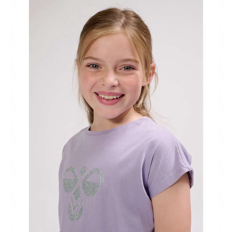 Hummel Diez S/S Dječje Majice Boje Lavande | 931288-234