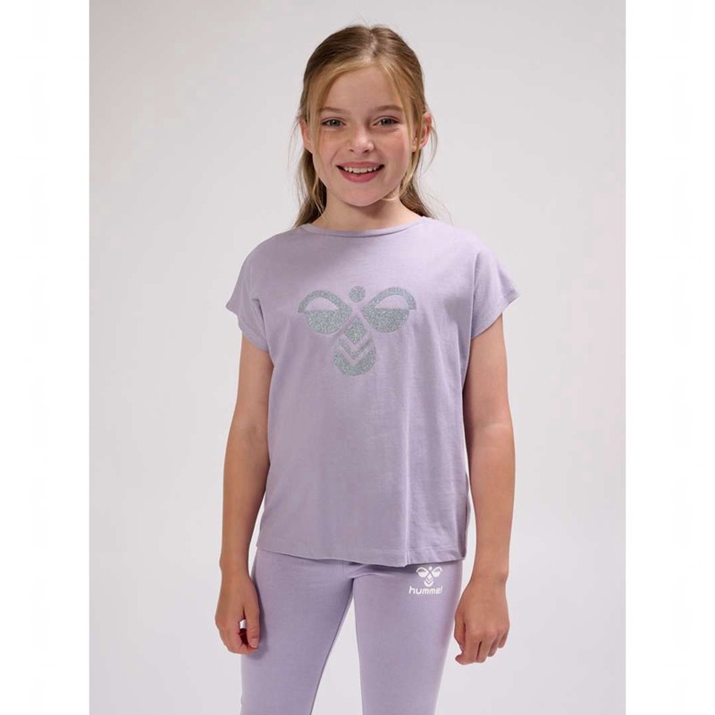 Hummel Diez S/S Dječje Majice Boje Lavande | 931288-234