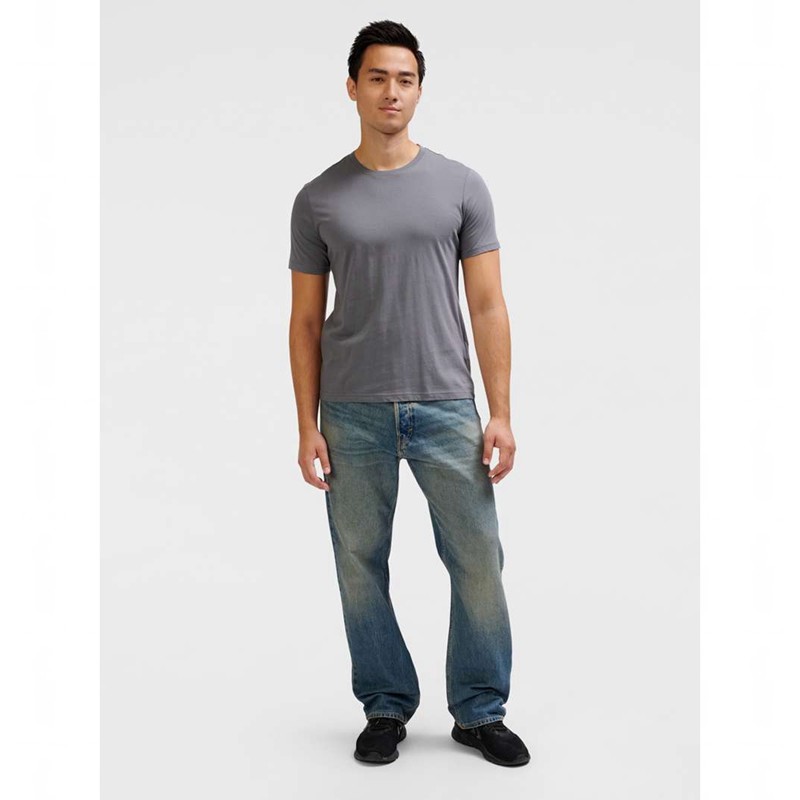 Hummel Elemental Chevron Cotton Muške Majice Sive | 492064-314