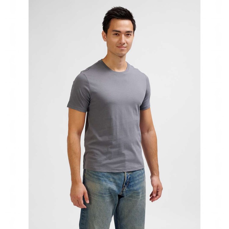 Hummel Elemental Chevron Cotton Muške Majice Sive | 492064-314