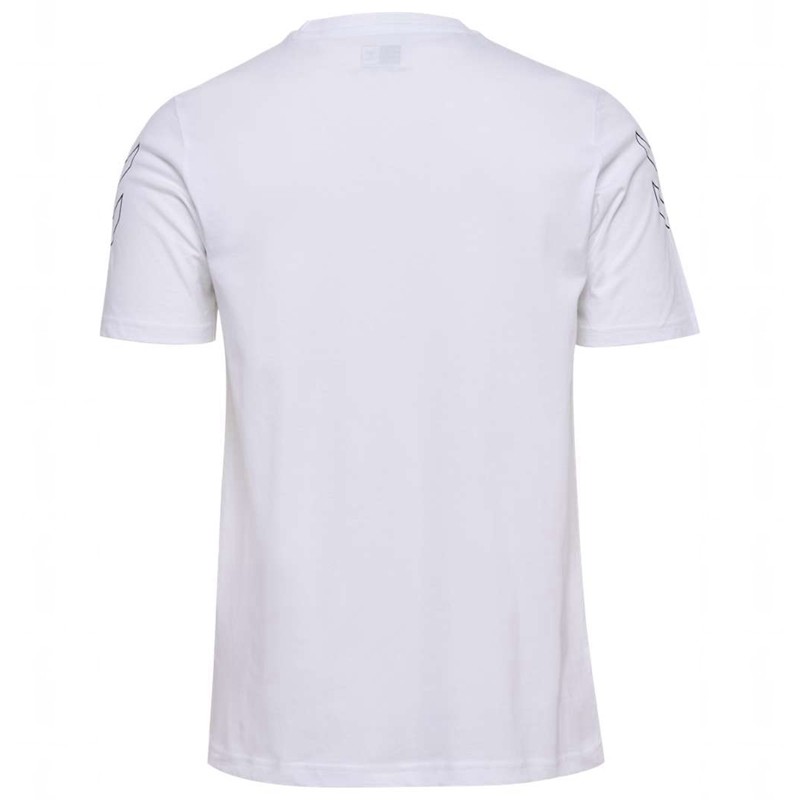 Hummel Elemental Chevron Cotton Muške Majice Bijele | 880428-944