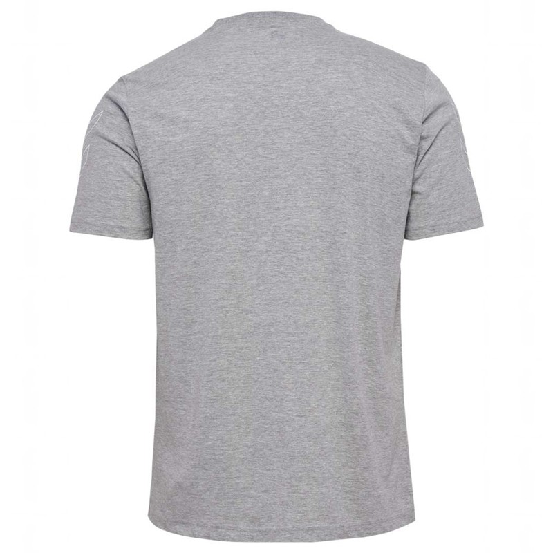 Hummel Elemental Chevron Cotton Muške Majice Sive | 059125-551