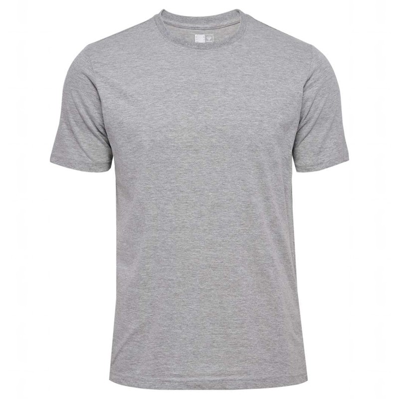 Hummel Elemental Chevron Cotton Muške Majice Sive | 059125-551