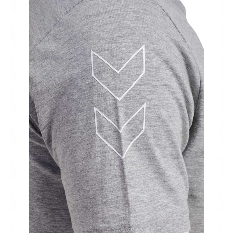 Hummel Elemental Chevron Cotton Muške Majice Sive | 059125-551