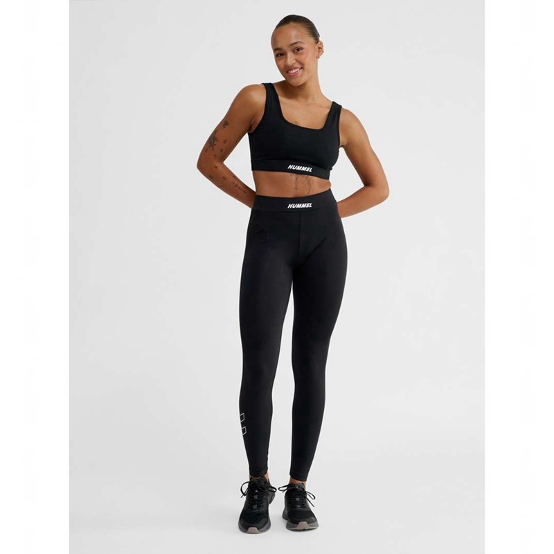 Hummel Elemental Cotton Top Ženske Sportski Grudnjak Crne | 884734-129