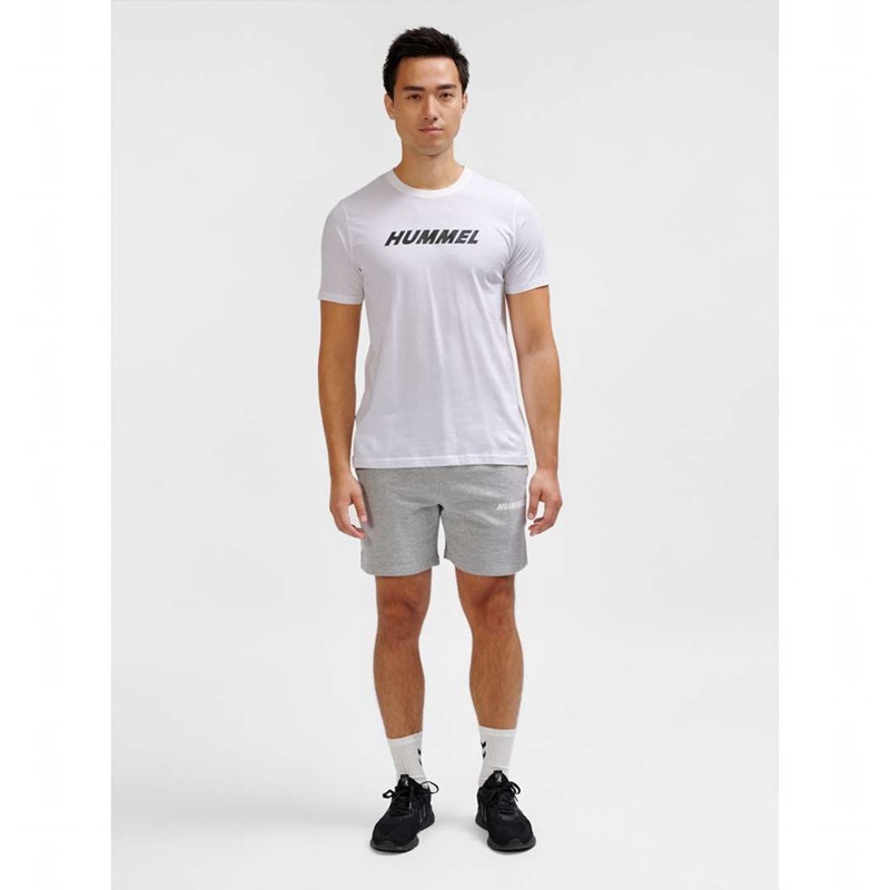 Hummel Elemental Logo Cotton Muške Majice Bijele | 560255-140