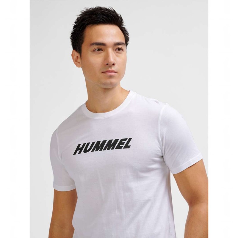 Hummel Elemental Logo Cotton Muške Majice Bijele | 560255-140