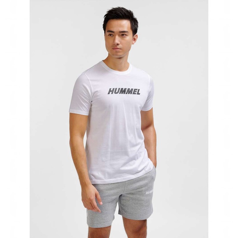 Hummel Elemental Logo Cotton Muške Majice Bijele | 560255-140