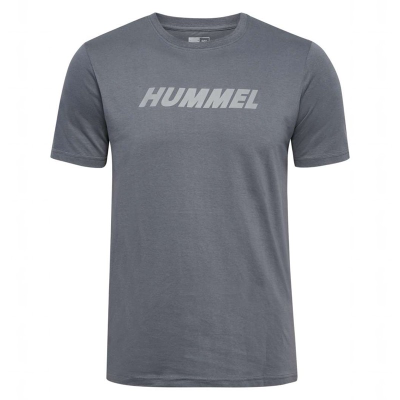 Hummel Elemental Logo Cotton Muške Majice Sive | 046292-106