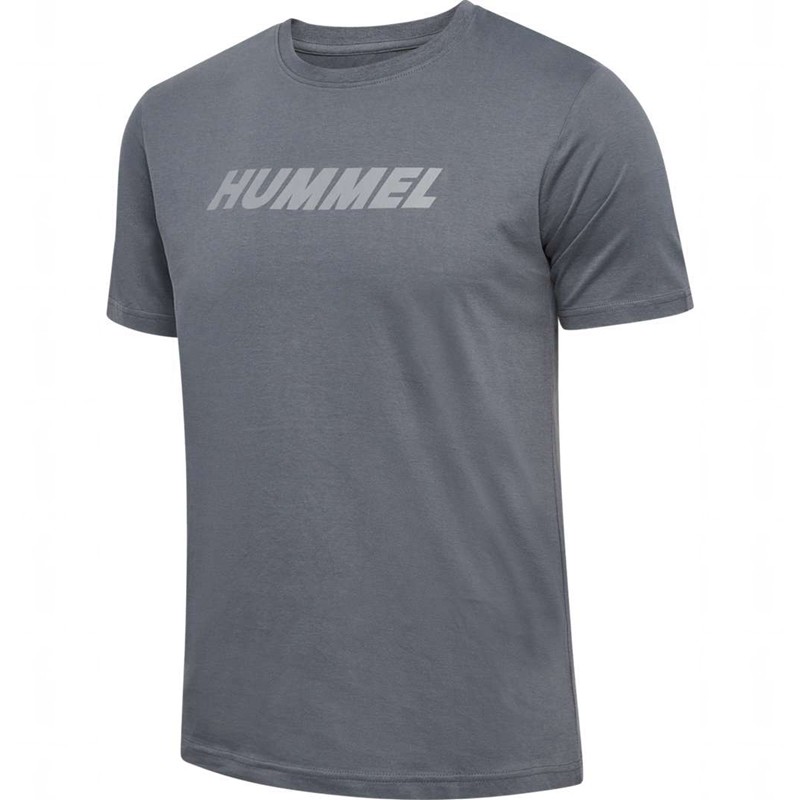 Hummel Elemental Logo Cotton Muške Majice Sive | 046292-106